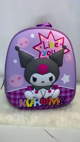 Sanrio backpack for kids. 3D hard shell cartoon kuromi, spiderman school bags for kindergarten #schoolbag #kidsbackpack #schoolbackpack 