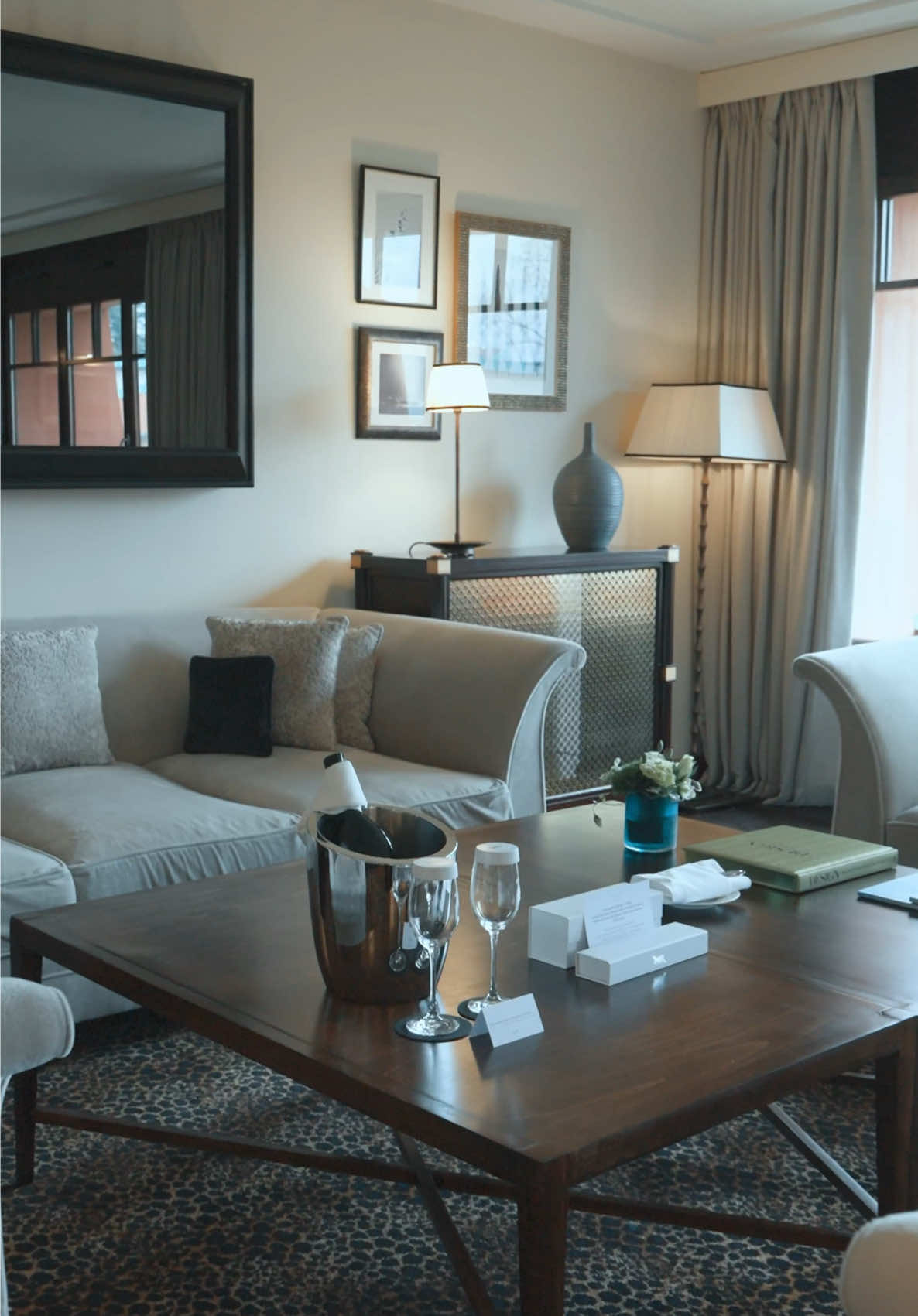 Welcome to the presidential suite at La Réserve Genève. 