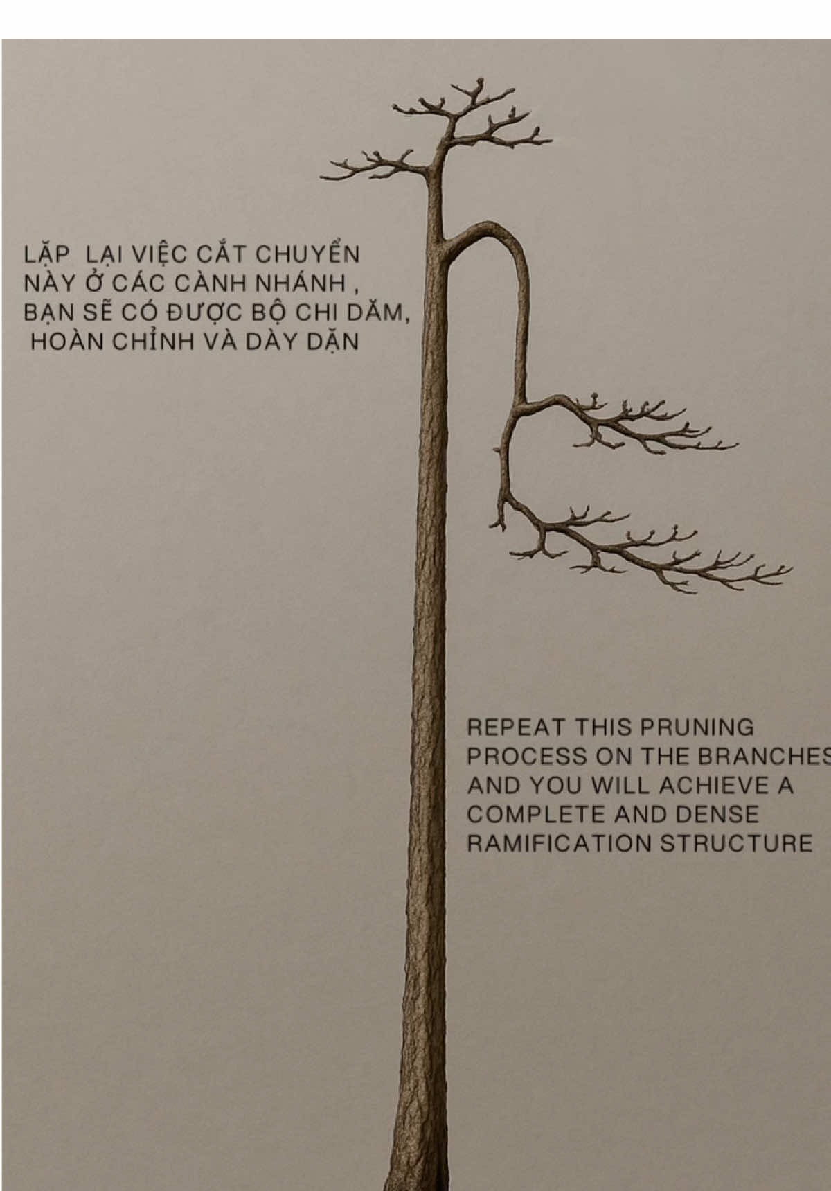 Hướng dẫn làm cây văn nhân theo phong cách cắt chuyển lĩnh nam #bonssaimini #caycanh #lingnambonsai 