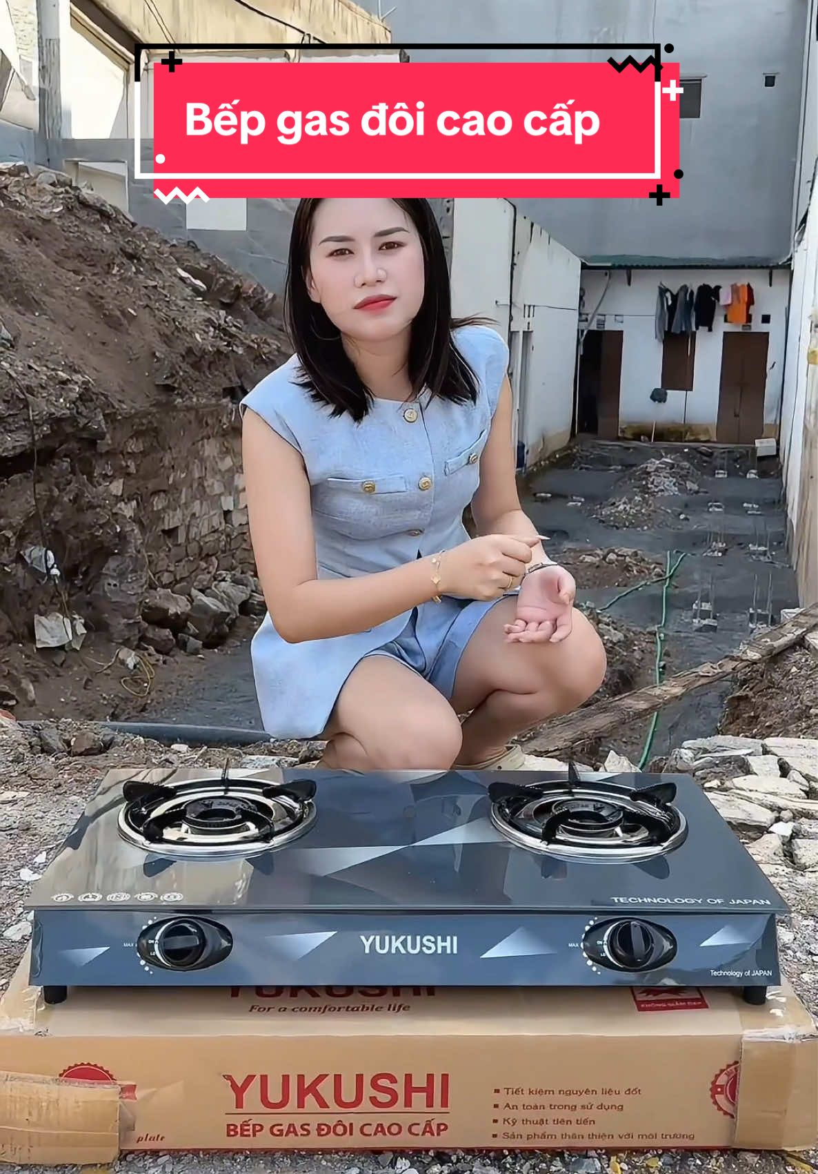 Bếp gas đôi với mặt kính sang trọng và tiết kiệm gas, sale sốc các bác ơi #xuhuong #hangmen96 #bepgas #bepgasdoi 