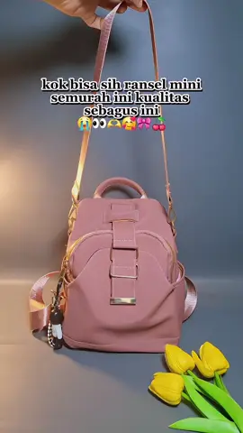 Gemes banget, kecil kecil cabe rawit🥰🫶 yuk samaan😉😚 #ranselmini #ranselfashion #ranselmurah #miniransel 