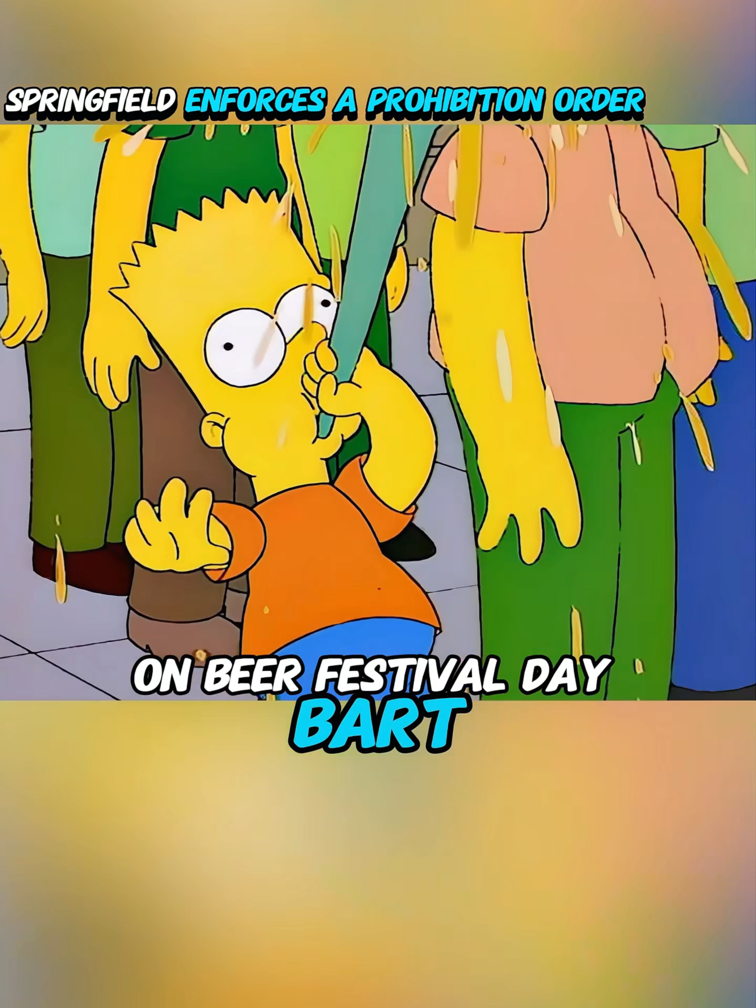 On Beer Festival day, Bart drank a huge barrel of beer.Then he staggered down the street, causing a drunken ruckus.#fypシ #movie #tiktokindia #thesimpsons