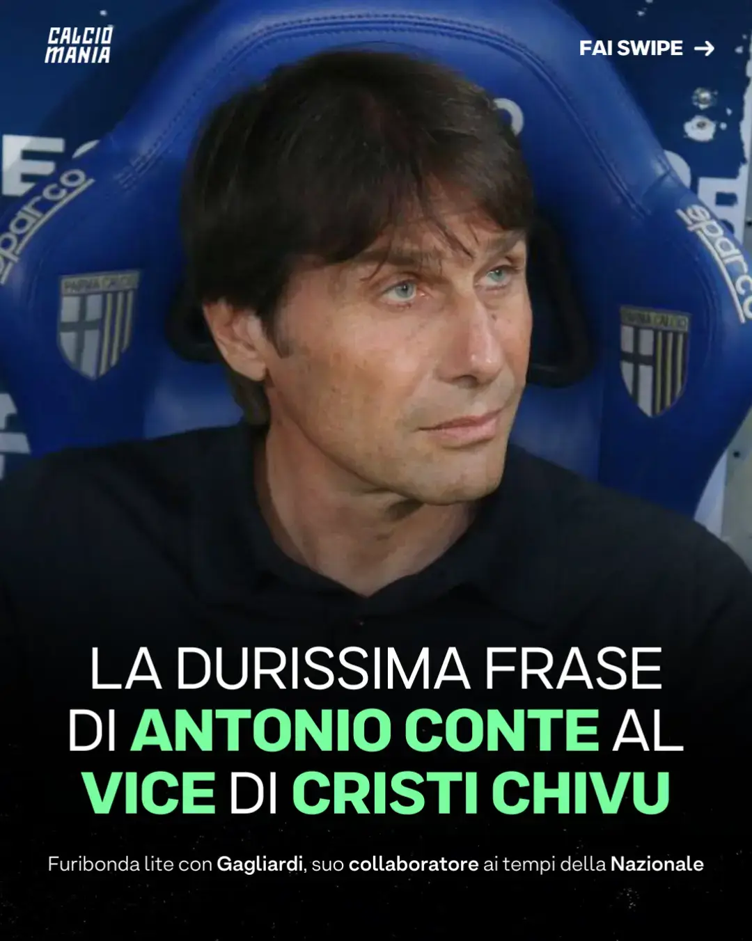 😬 Parma-Napoli è stata una partita molto intensa, decisiva sia per la salvezza del Parma sia per la corsa scudetto del Napoli, inseguito dall’Inter. Nel finale, la tensione è salita alle stelle: l’arbitro Doveri ha espulso entrambi gli allenatori, e Antonio Conte ha avuto un'accesa lite con Antonio Gagliardi, vice di Chivu e suo ex collaboratore in Nazionale. Durante la trasmissione 'Pressing' di Mediaset, sono state mostrate le immagini del diverbio, in cui Conte ha rivolto insulti pesanti a Gagliardi, lasciando intendere rancori personali legati al passato. Segui CalcioManiaOfficial per rimanere aggiornato in tempo reale sul mondo del calcio ⚽