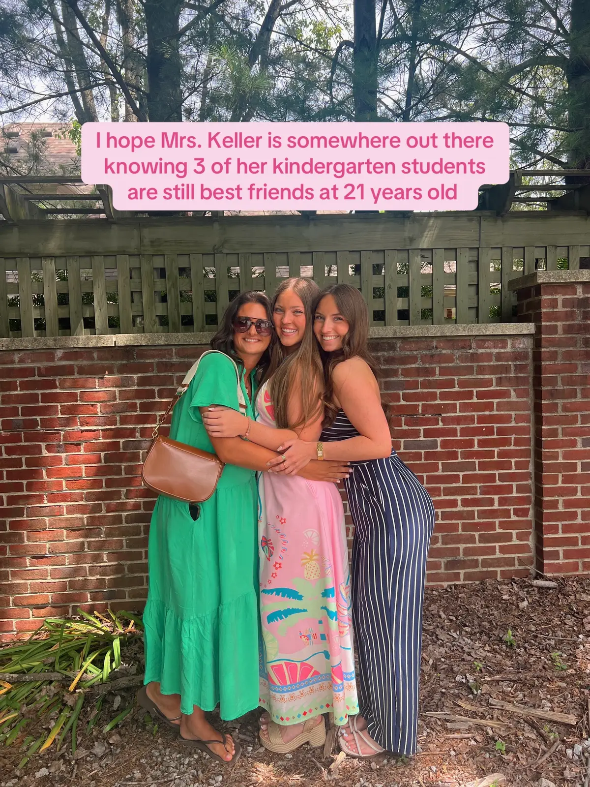I just know kindergarten us would be so proud to see we are still best friends 🥹 @Brooklyn @Emma 