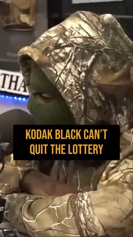 Kodak still playing the lottery with millions in the bank! 😂 If he wins the jackpot he's getting 