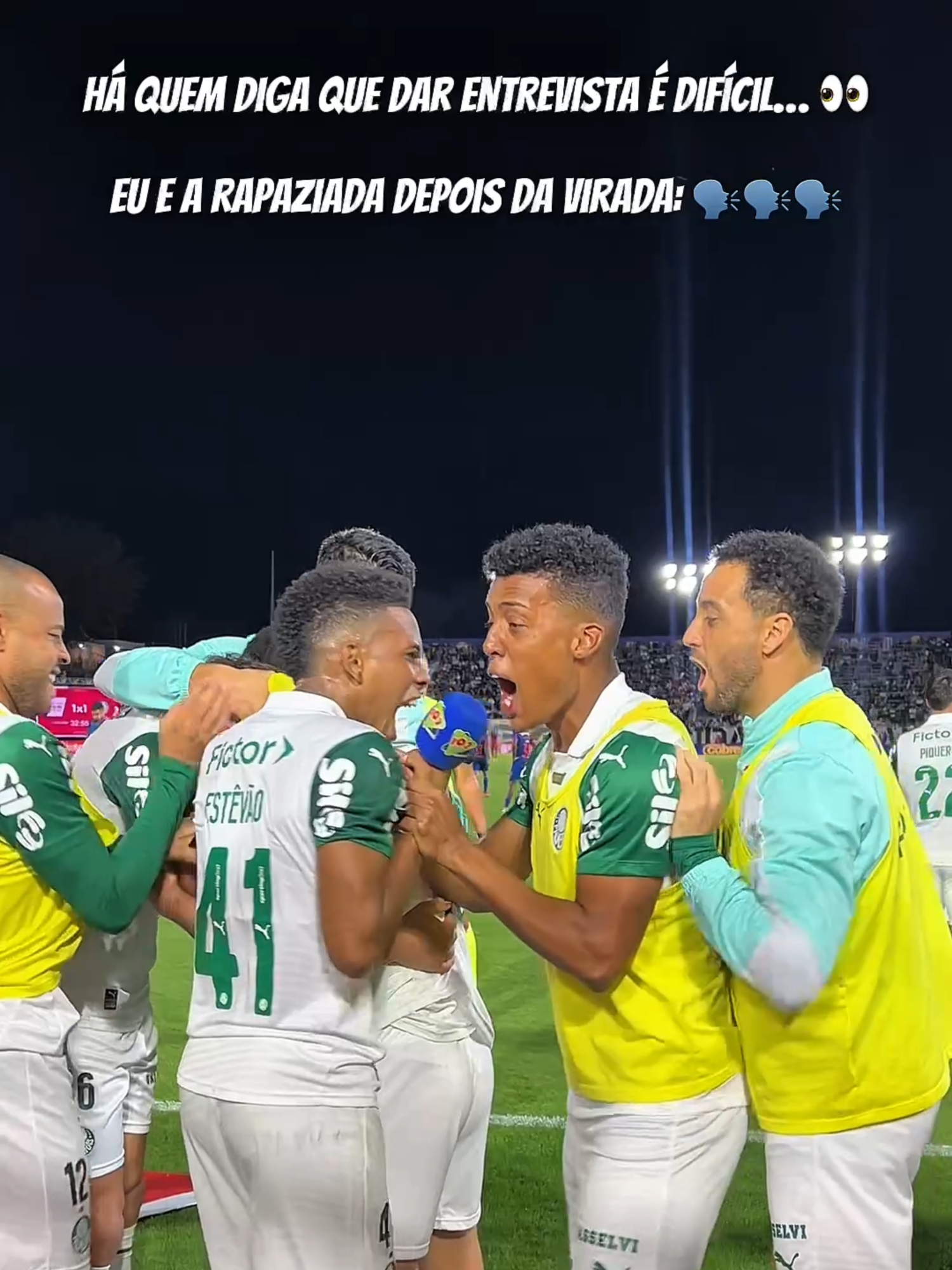 Bem tranquilinha essa “entrevista” 😂 #Palmeiras #TikTokEsportes #Entrevista