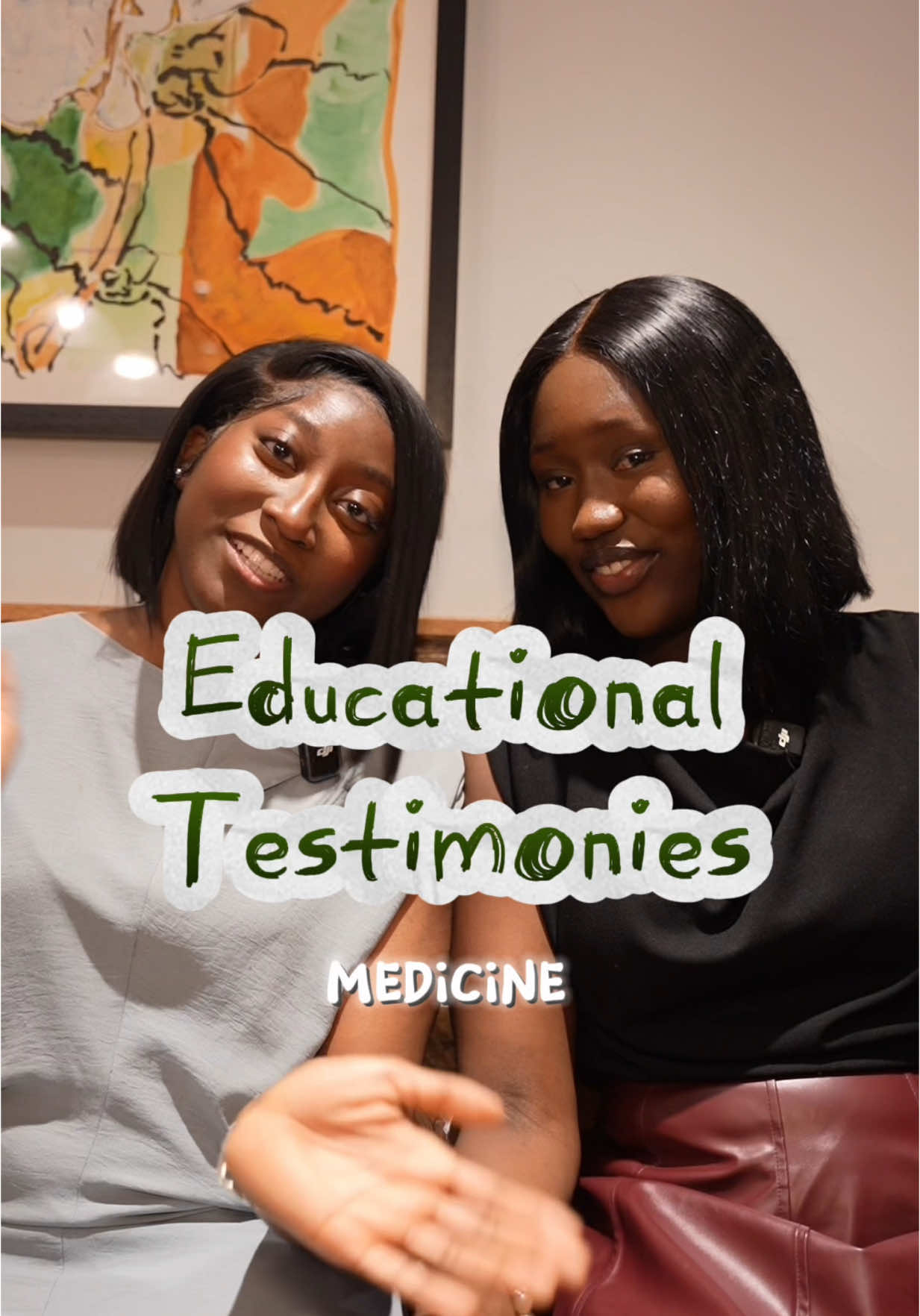 Studying medicine and serving in church 💉💊, growing in faith and purpose together.  Our sisters Nnebuisi and Yvette shared with us their journey as medicine students whilst pursuing God and serving Him 📚✝️  #fyp #christiantikok #education #kharisphase2 