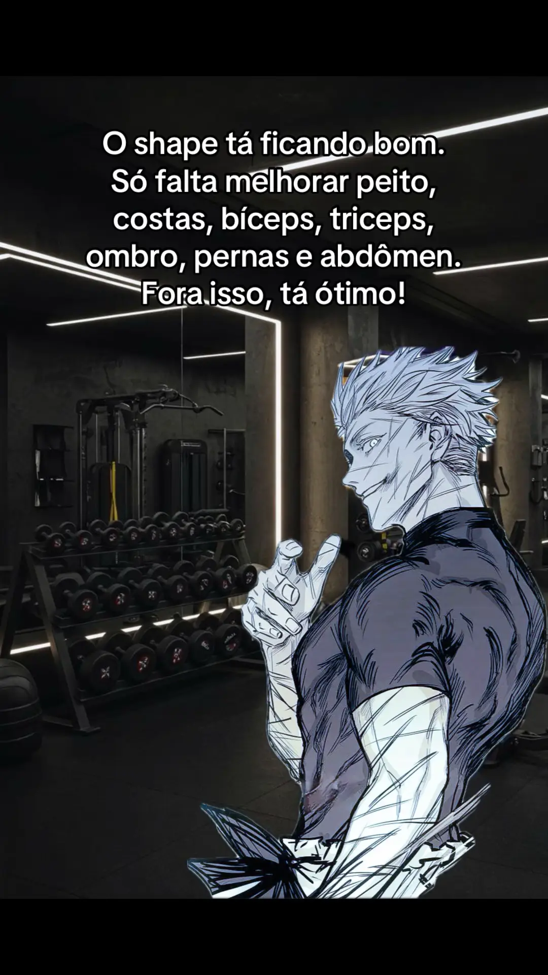 #gym #fyp #treino #jjk #satorugojo #academia 