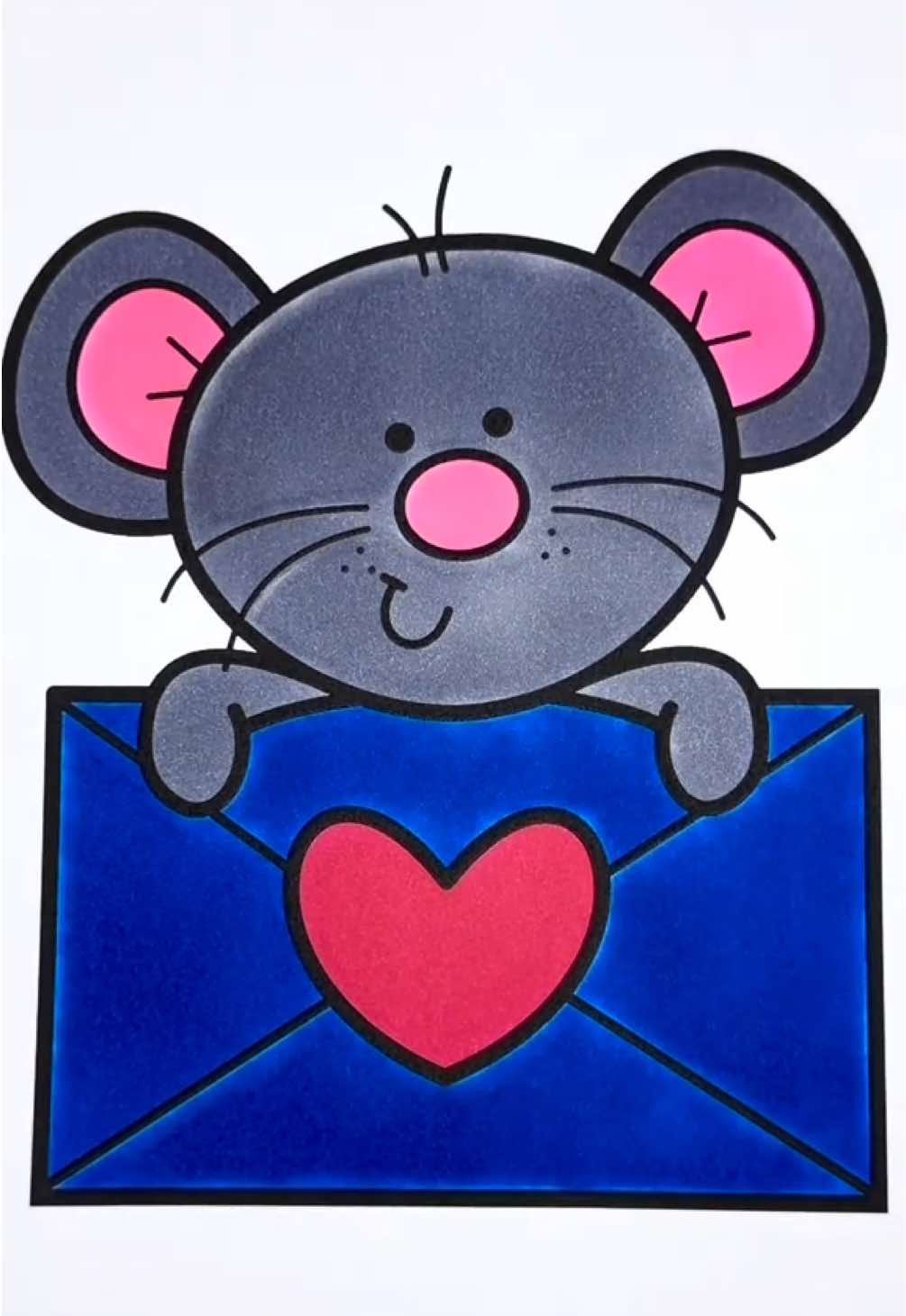🐭💌 #asmr #satisfyingcoloring #relaxingvideos #asmrsounds #colourwithme #coloringbook #colourtherepy #therapy #coloring