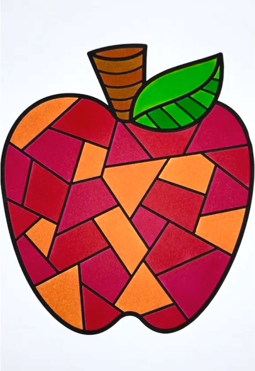 🍎🧡 #asmr #satisfyingcoloring #relaxingvideos #asmrsounds #colourwithme #coloringbook #colourtherepy #therapy #coloring