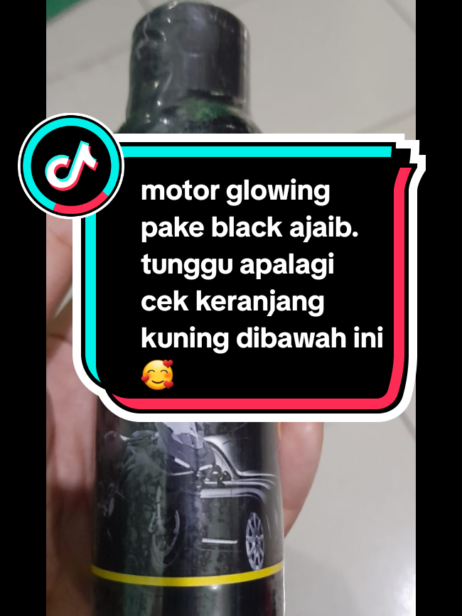 alpha black glowingin motor dashbord agar kinclong #ajaib #cairanajaib #cairanpembersih #black #pembersihmotor 