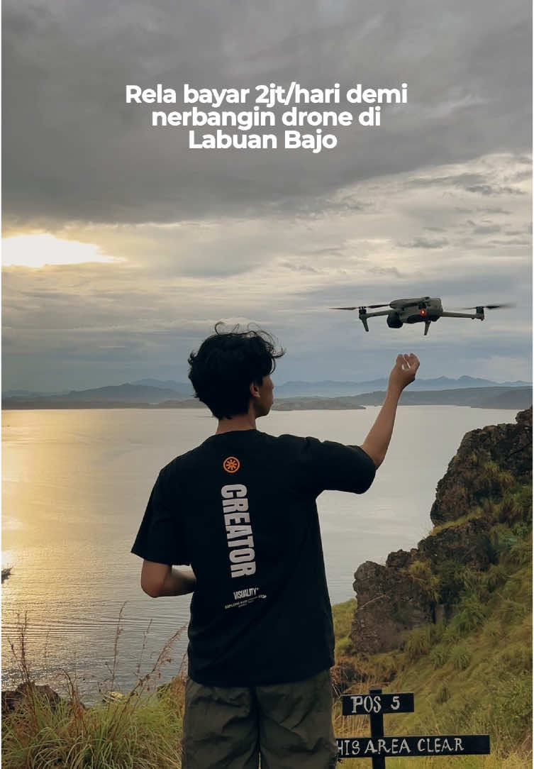 Wort it ga nerbangin drone 2jt/hari di Labuan Bajo? 🥹
