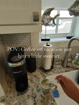 Good morning 🌞 @raybanmeta @Cinnamon Shore #keurig 
