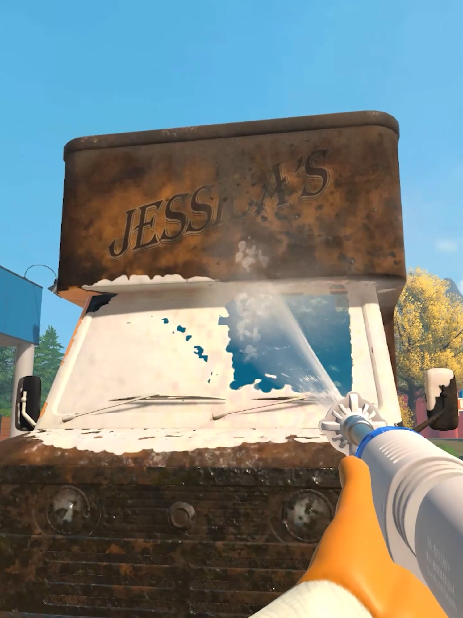Soapy satisfaction 🫧💦 PowerWash Simulator 2 is available to wishlist now ⬇️ https://bit.ly/PowerWashSim2 #powerwashsimulator2 #relaxinggame #Soap