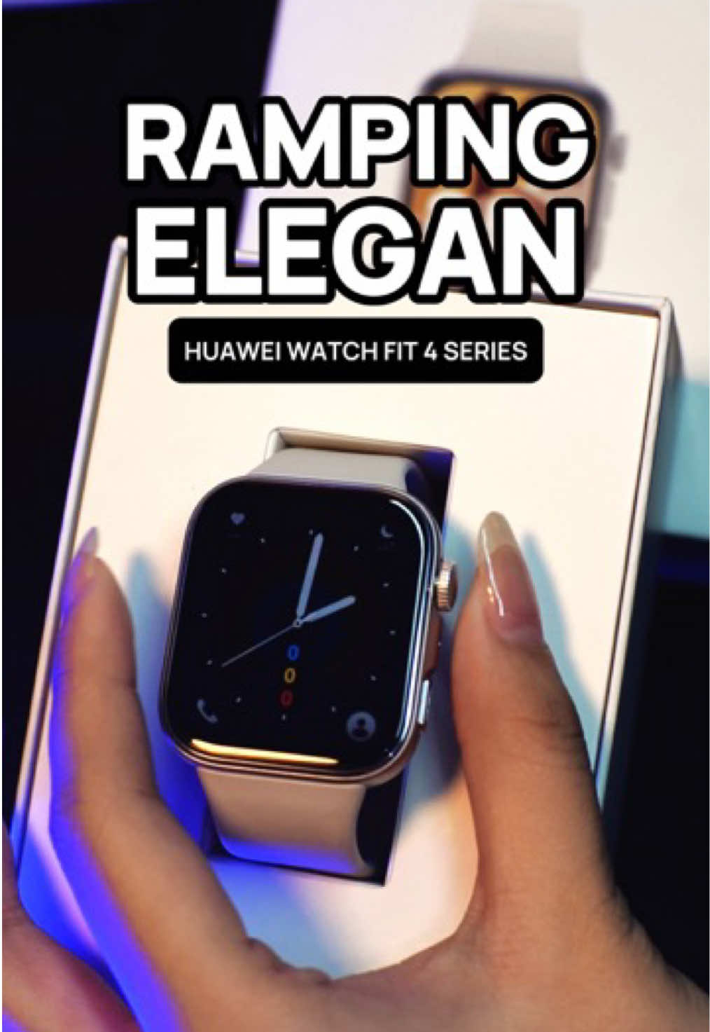 Viola! HUAWEI WATCH FIT 4 Series lebih ramping, lebih elegan! #HUAWEI #huaweismartwatch #rekomendasismart 