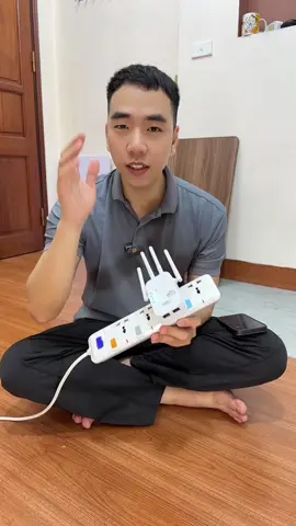 Bộ Mở Rộng Sóng Wifi Tốc Độ Cao 1200Mbps 4 râu xuyên tường #cuckichsongwifi #bomorongsongwifi giá sẽ thay đổi khi kết thúc chương trình khuyến mại