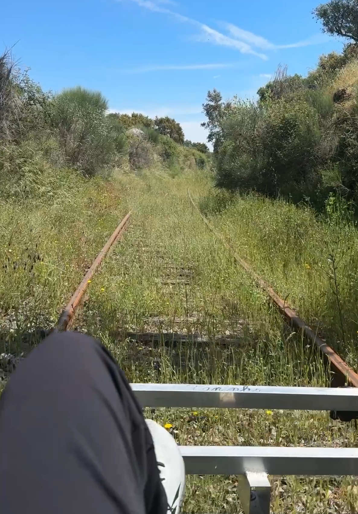rail bike Marvão #marvao #railbike #alentejoportugal #alentejo 