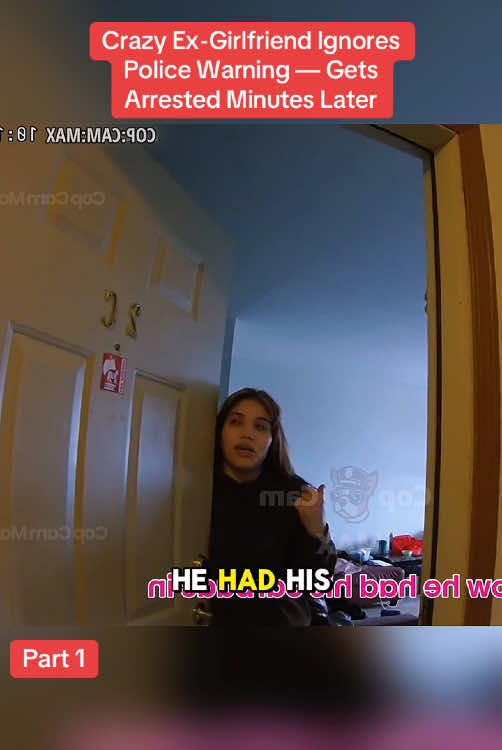 Crazy Ex-Girlfriend Ignores Police Warning — Gets Arrested Minutes Later #cops #police #copsusa #policeofficers #foryou 