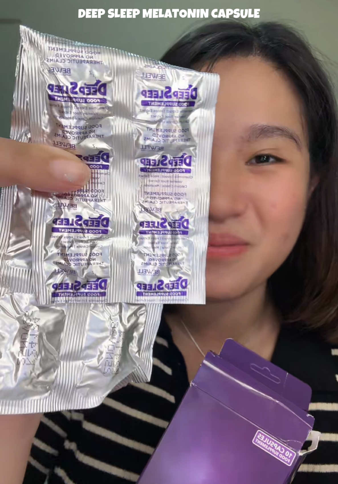 PARA SA MGA HIRAP MAKATULOG TRY NYO TO ! #deepsleep #melatonin #melatonincapsule 