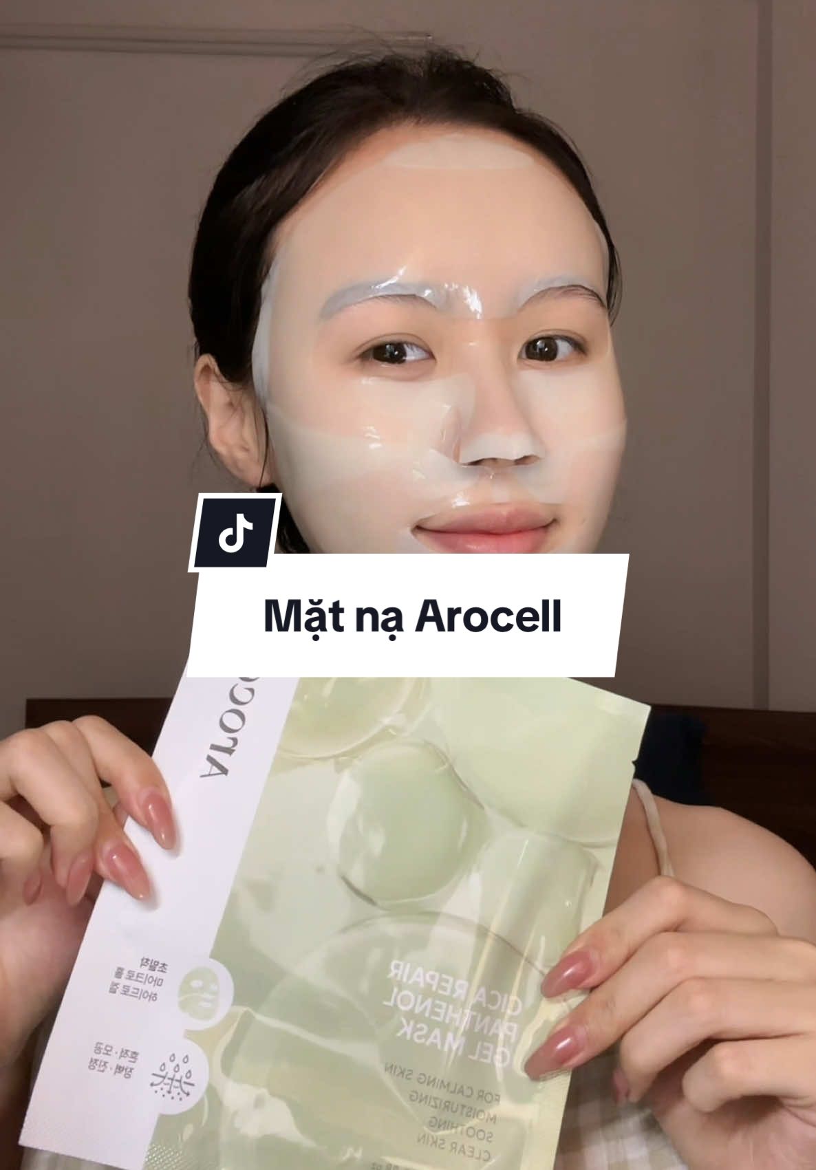 Mùa này ham đắp mặt nạ dã man ~ vừa mát vừa đẹp da 🧏🏻‍♀️ #arocell #arocellvietnam #matnathacharocell #matnathach 