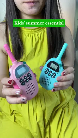 Perfect Walkie Talkies for Summer #lunarbit #TiktokShopMemorialDay #TikTokShopRestock #spotlightfinds #AprilMadeMeBuylt #solupup #Redtiger #ttshopfinds1789 