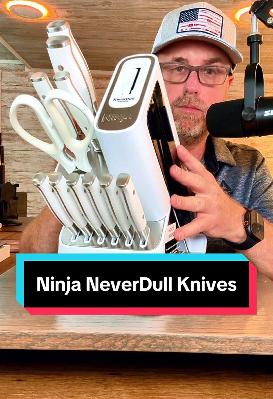 Ninja NeverDull Premium Knives 12 Piece Knife Set, German Stainless Steel, Built-In Sharpener #knifeset #knives #kitchenknives #ninjaknives #tiktokmademebuyit #tiktokshopcreatorpicks #tiktokshopmemorialday @Ninja Kitchen 