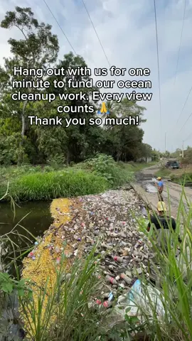 Thanks to you guys we are in the creator rewards program! 🙏 How much plastic do you think we can collect from this reel? #RiverCleanup #plastic #recycling #oceanplastic 