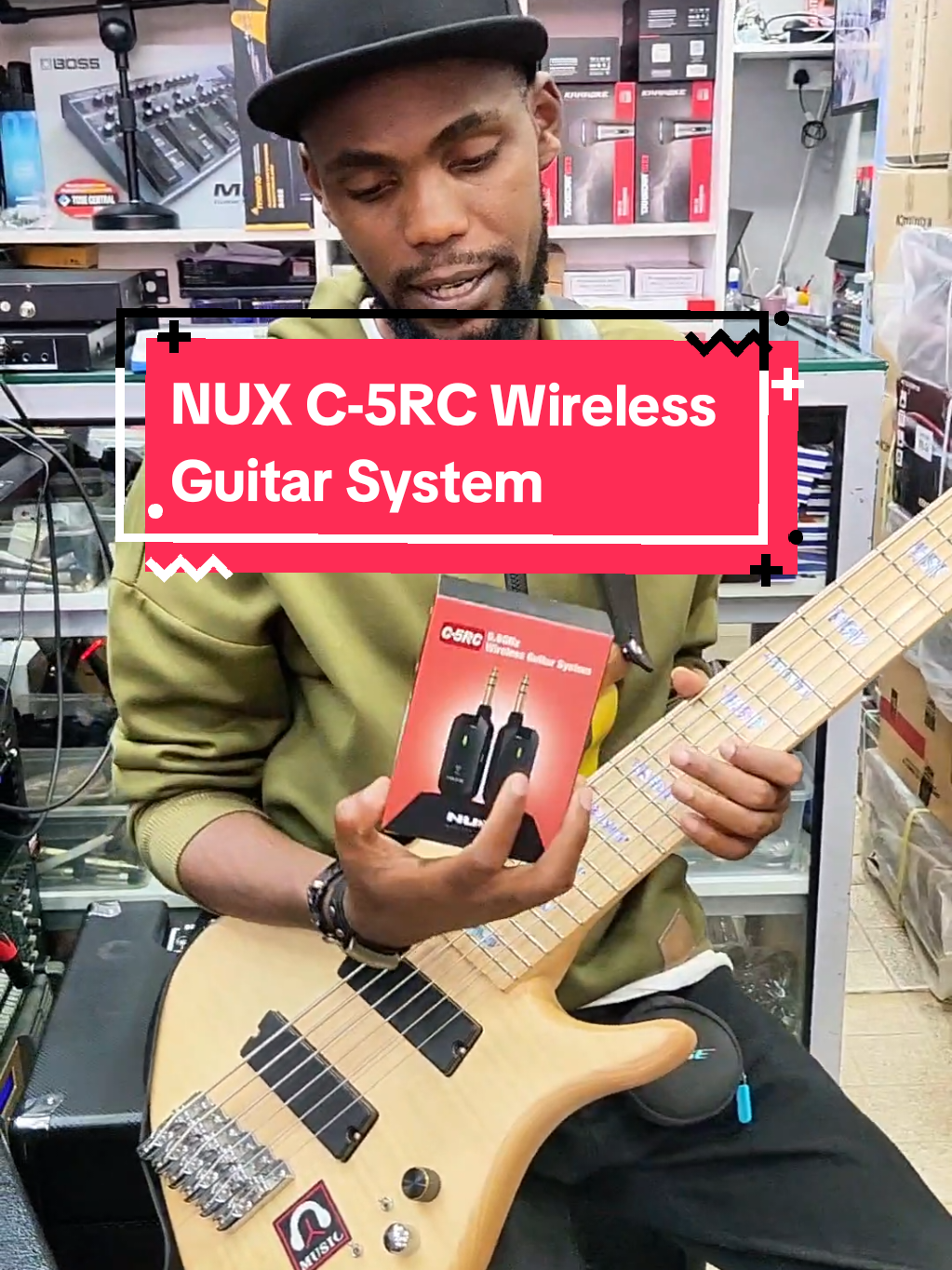 NUX C-5RC Wireless Guitar System. Ksh 21000 #nuxc5rc #nuxwirelessguitarsystem #CapCut 