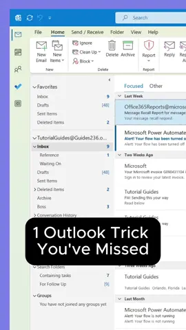 Another way of displaying your inbox in outlook #outlook #outlooktips #microsoft #viral #fyp #tutorial 