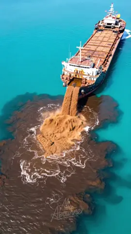 Cargo Ship Dumping Sands Into the Ocean! 🚢💔