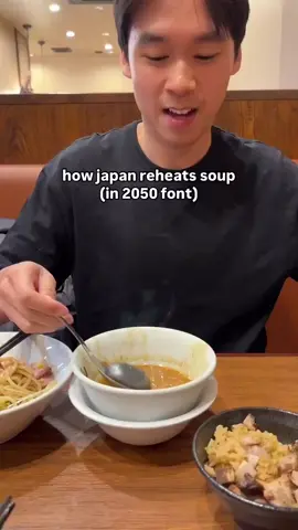 Japanese restaurant will give you a hot steel egg to reheat your soup