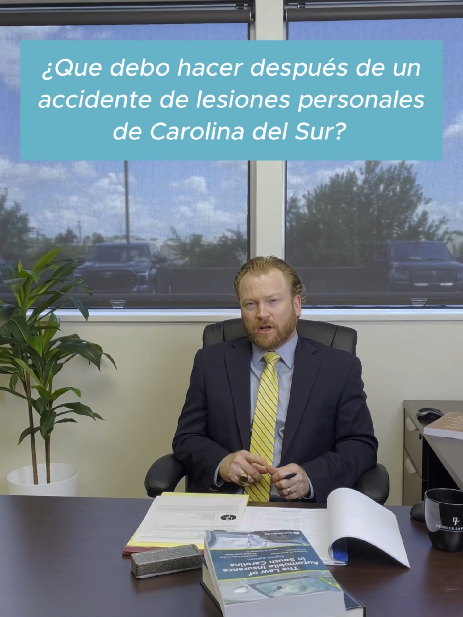 ¿Que debo hacer después de un accidente de lesiones personales de Carolina del Sur? El abogado, Justin Arenas le explica.   Si usted o un ser querido ha sufrido una lesión en un accidente en Carolina del Sur, llámenos al 843-248-7486 para hablar con uno de nuestros abogados para ver si podemos ayudarlo. La información presentada en este podcast se proporciona al público general y no constituye de ninguna manera una relación abogado-cliente entre Derrick Law Firm Injury Lawyers y el oyente.Abogado responsable Dirk J. Derrick, 7410 Northside Dr. Suite 100, North Charleston, SC 29420. Aunque la información en este video trata sobre cuestiones legales, no debe considerarse como consejo legal ni sustituir el asesoramiento específico de su propio abogado en su estado. Cualquier persona que busque asesoramiento o asistencia legal específica debe contratar a un abogado.