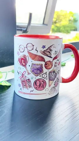 Magic begin with coffee ☕️🪄 #harrypotter #potterhead #muggle #quidditch #spell #deathlyhalllows #gobletoffire #felixfelicis #sortinghat #hogwarts #platform9and3quarters #goldensnitch #wand #wizard #mug #gift 