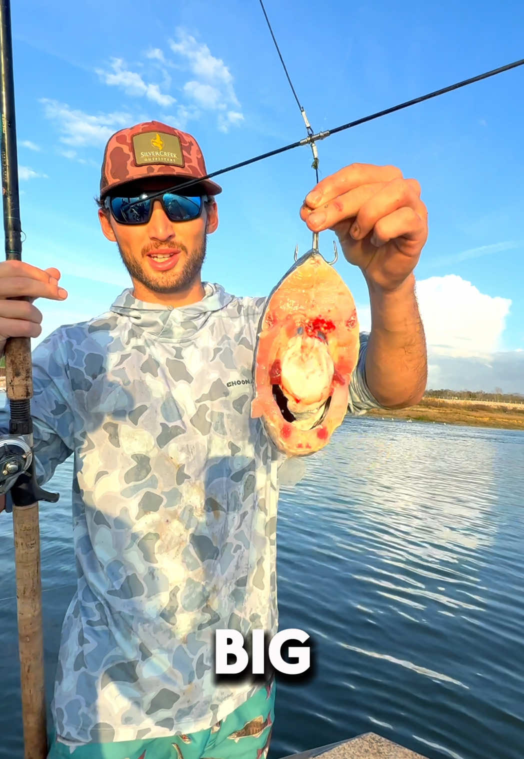 Big Bait = Big Fish! #thefishwhisperer #fish #fishing #fishtok #gar #garfishing #alligatorgar #bass #bluegill #nature #bayou #texas #catfish #Outdoors #tiktok #fyp