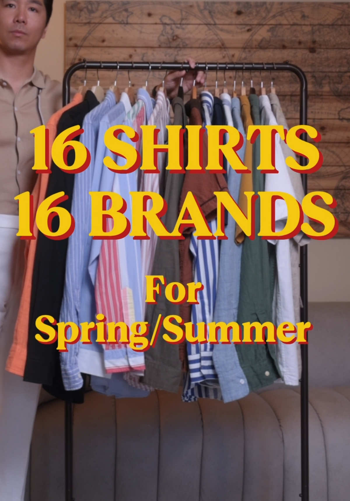 16 Shirts, 16 Brands for Spring/Summer. Which brand is your favorite?  . . . #menswear #mensshirt #summershirt 