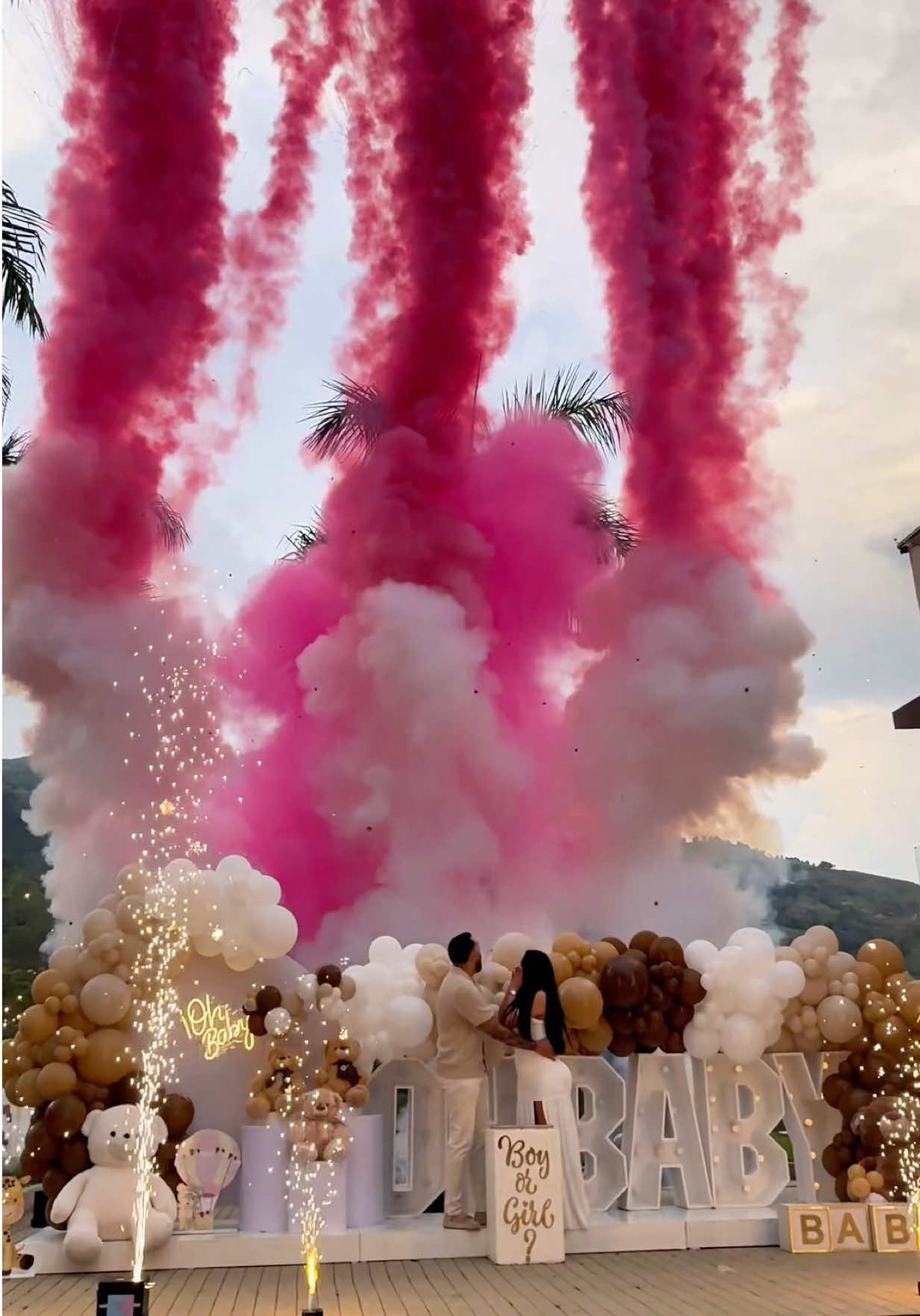 It’s a girl 🩷✨ #GenderReveal #RevelacionDeGenero #SorpresaTotal #genderrevealparty #itsagirl🎀 