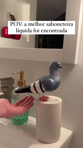 Link na bio: Produto 149 - Unique Pigeon Design Soap Dispenser Foam Automatic with Touchless Sensor for Hygienic Hand  #creatorsearchinsights #shopee 