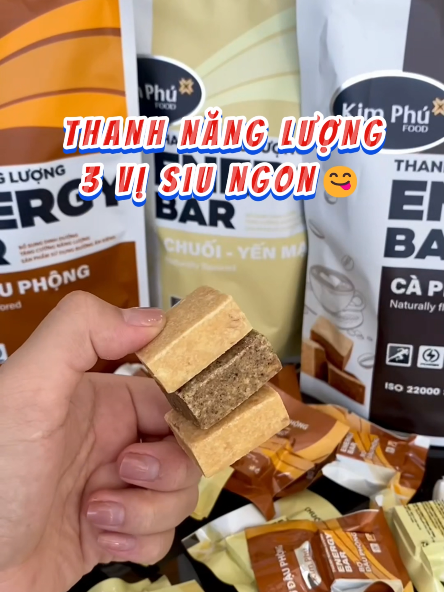 😘😘Thanh năng lượng EnergyBar - SIÊU NGON SIÊU CHẤT LƯỢNG COMBO mua 1 tặng 1 luôn nhá 😘😘 #KimPhuFood #luongkhoDinhDuong #luong_kho_dinh_duong #viennangluong #tangcuongnangluong #banh #quay #snack #quayca #ngon #giare #vietnamfood #thanhnangluong #energybar #sale