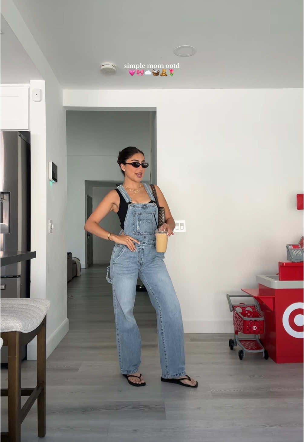 Me 🤝🏻 Overalls for spring and summer 😭😫💗🥹 #cuteoutfit #OOTD #momoutfit #mommotivation #toddlermom #fyp #trendinf 