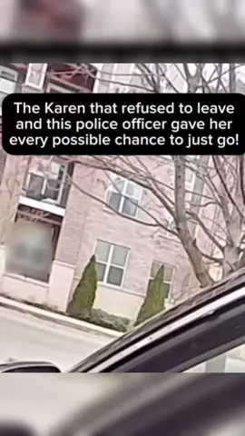 She was given almost every opportunity by this officer to just leave but instead causes problems!