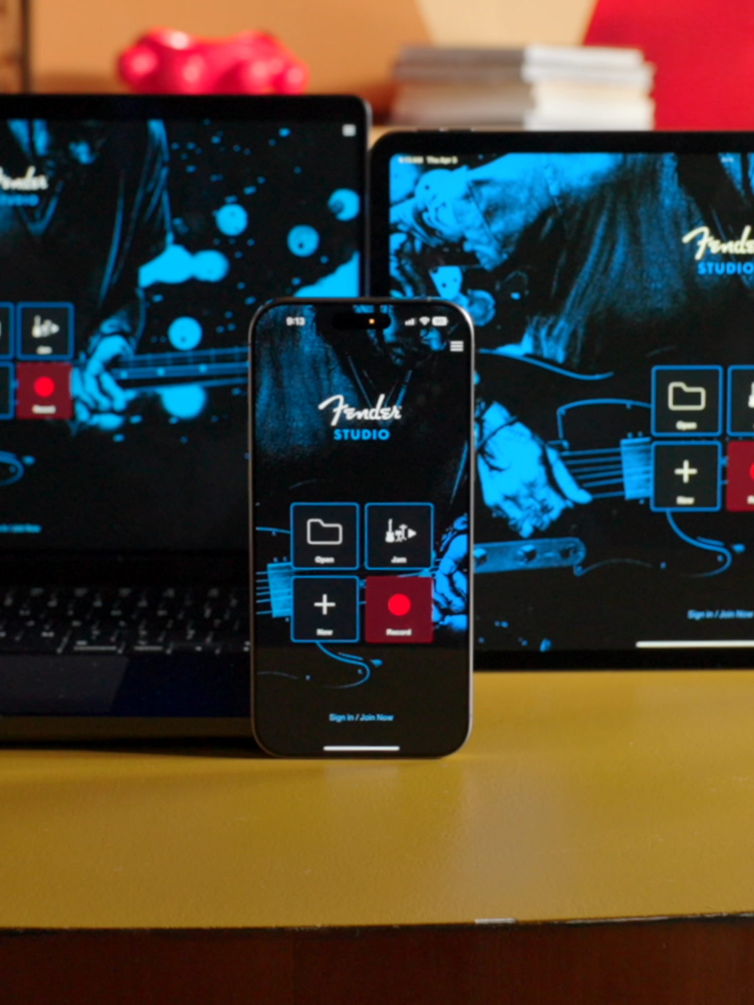 Record. Jam. Create. 🎸 Introducing Fender Studio: the all-new app for recording, jamming and capturing your creativity whenever and wherever it strikes. Packed with authentic Fender tones, it’s fast, fun, and FREE for guitar players and music creators of all types. Download now at the 🔗 in bio for one-tap recording, jam tracks, audio editing and more!  ft. @dredimura and @alyssaj.day  #Fender #FenderGuitars
