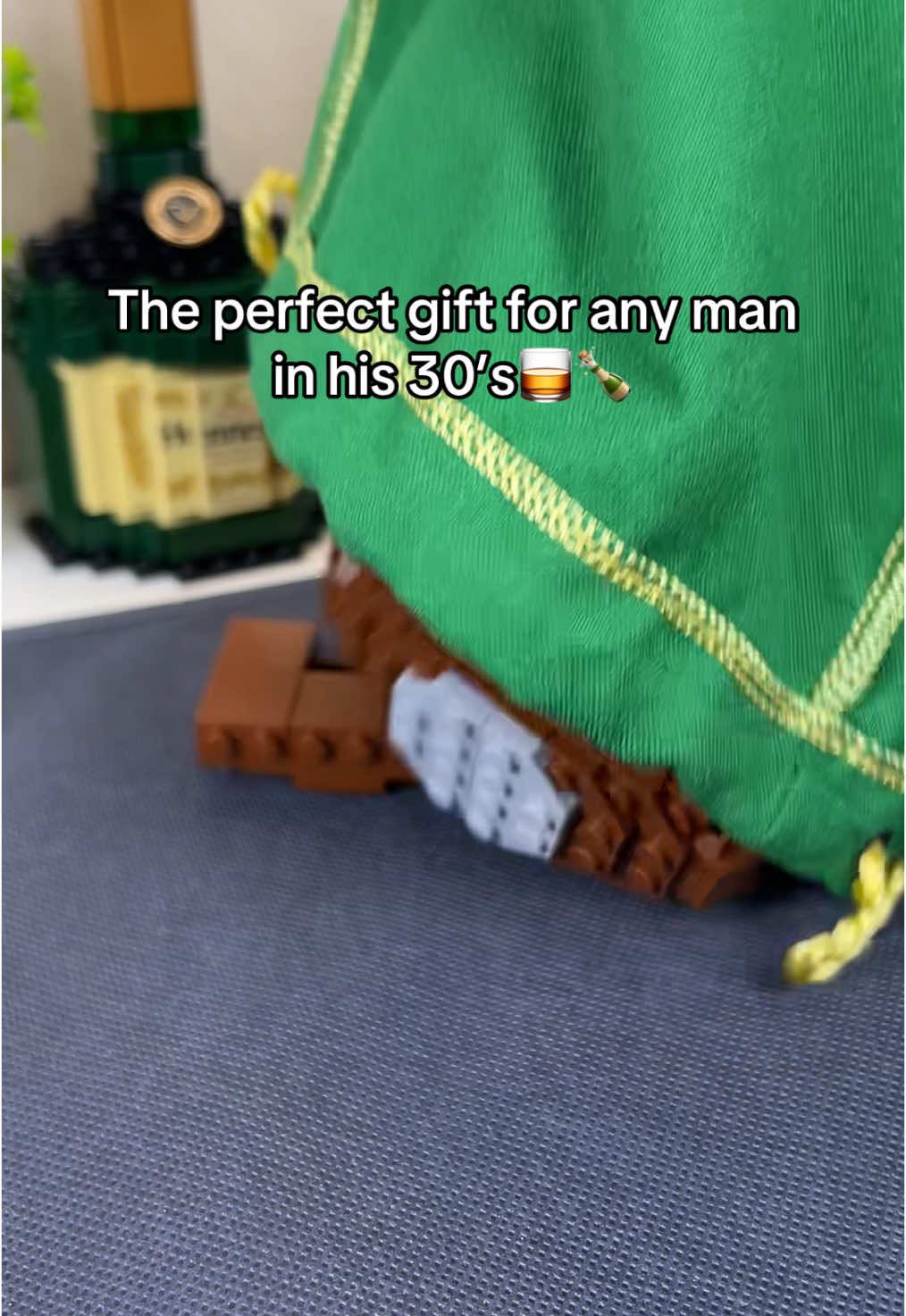 It’s whiskey but legos what is not to love 😂💯