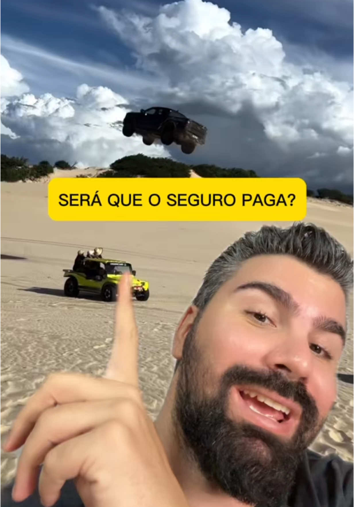 Será que o seguro paga o caso da Ranger Raptor Voadora nas Dunas? #rangerraptor #rangerraptorvoadora #dunas 