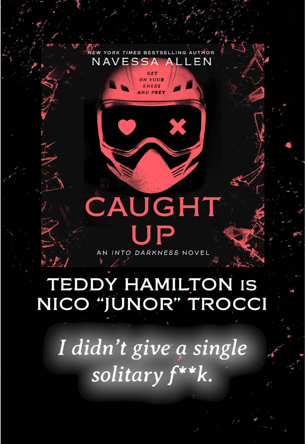 NARRATOR REVEAL! Introducing the audiobook narrators for CAUGHT UP by @Navessa Allen: ❤️‍🔥Teddy Hamilton is Nico 