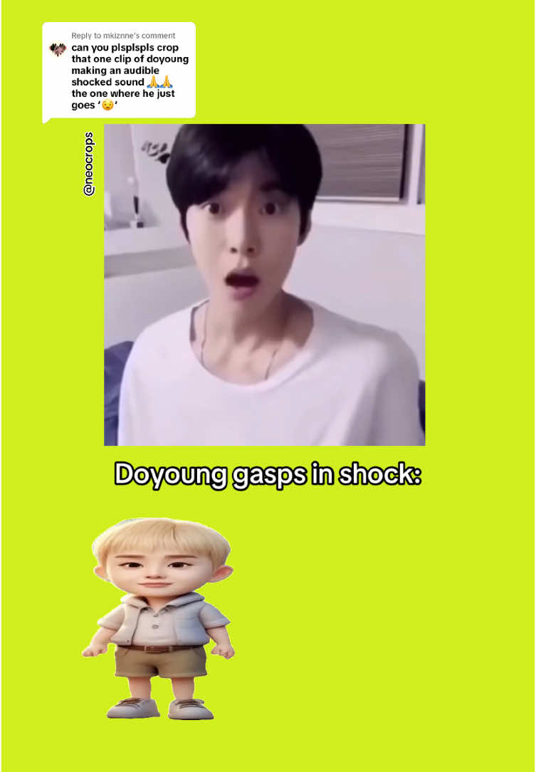 Replying to @mkiznne iconic doyoung of nct 127 audibly gasping in shock meme cropped #nct #nct127 #doyoung #fyp #kpop #kpopfyp #kpopmemes #meme #cropped #neocrops 