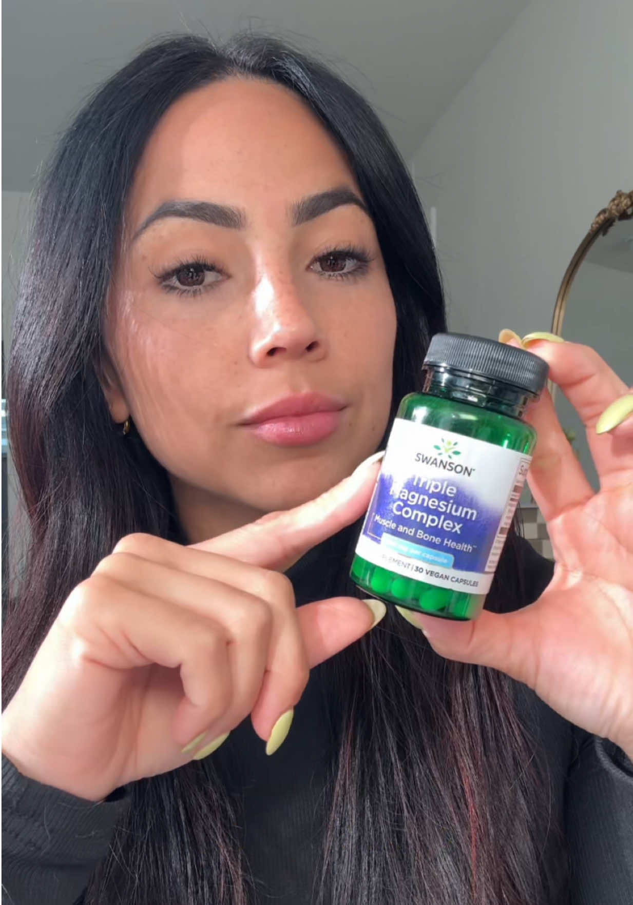Try it for 30 days and thank me later ! @Swanson Health Products triple magnesium is a game changer! Bye stress, bye high cortisol levels and hello to a new me 🤩 #swansonhealth #triplemagnesium #cortisol #cortisolbalance #stress #ugc #fyp 