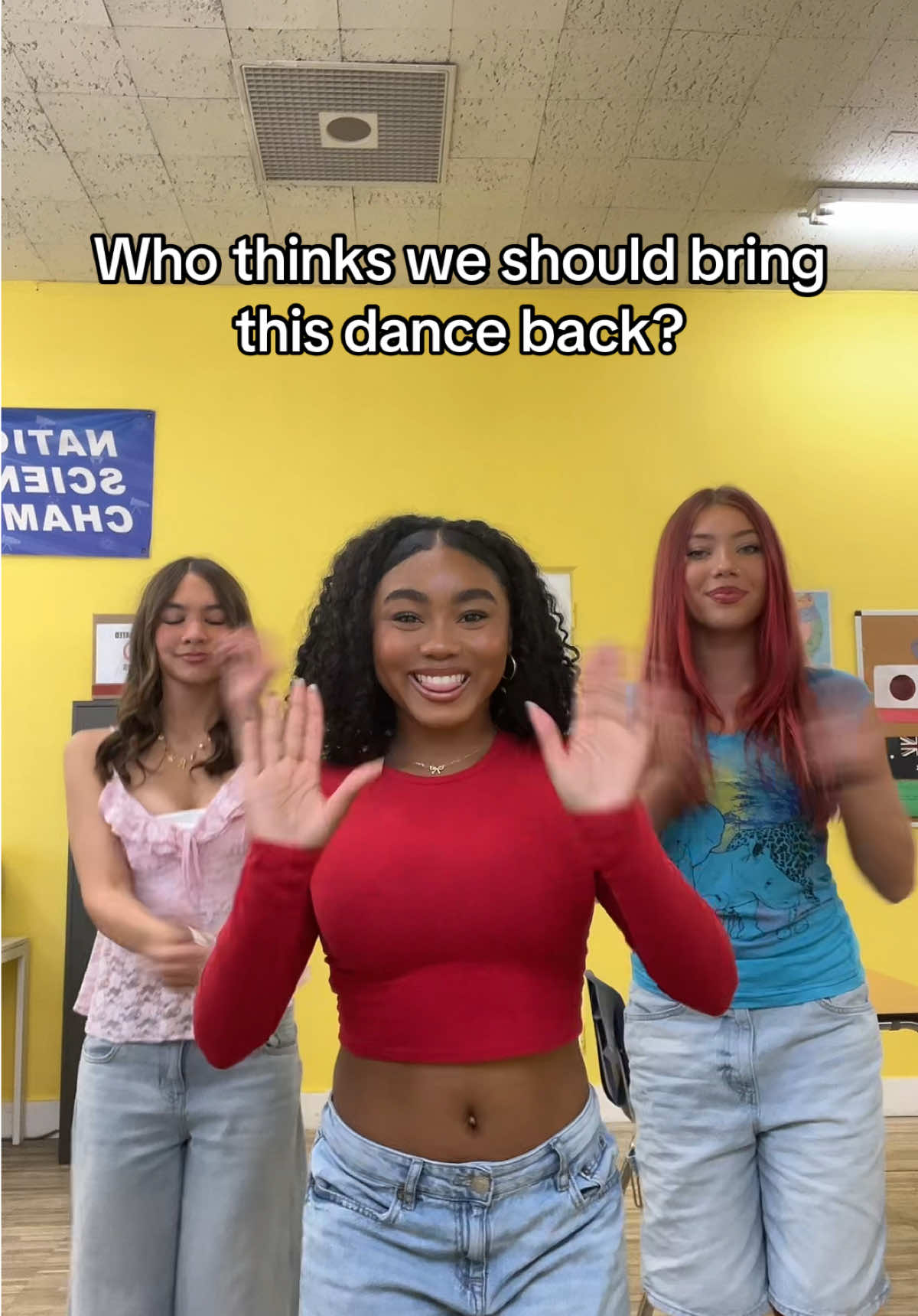 Should we bring this dance back?🤷🏽‍♀️ @Reese Herron @Nayeli ✝️ #dance #renegade #rocksquad 