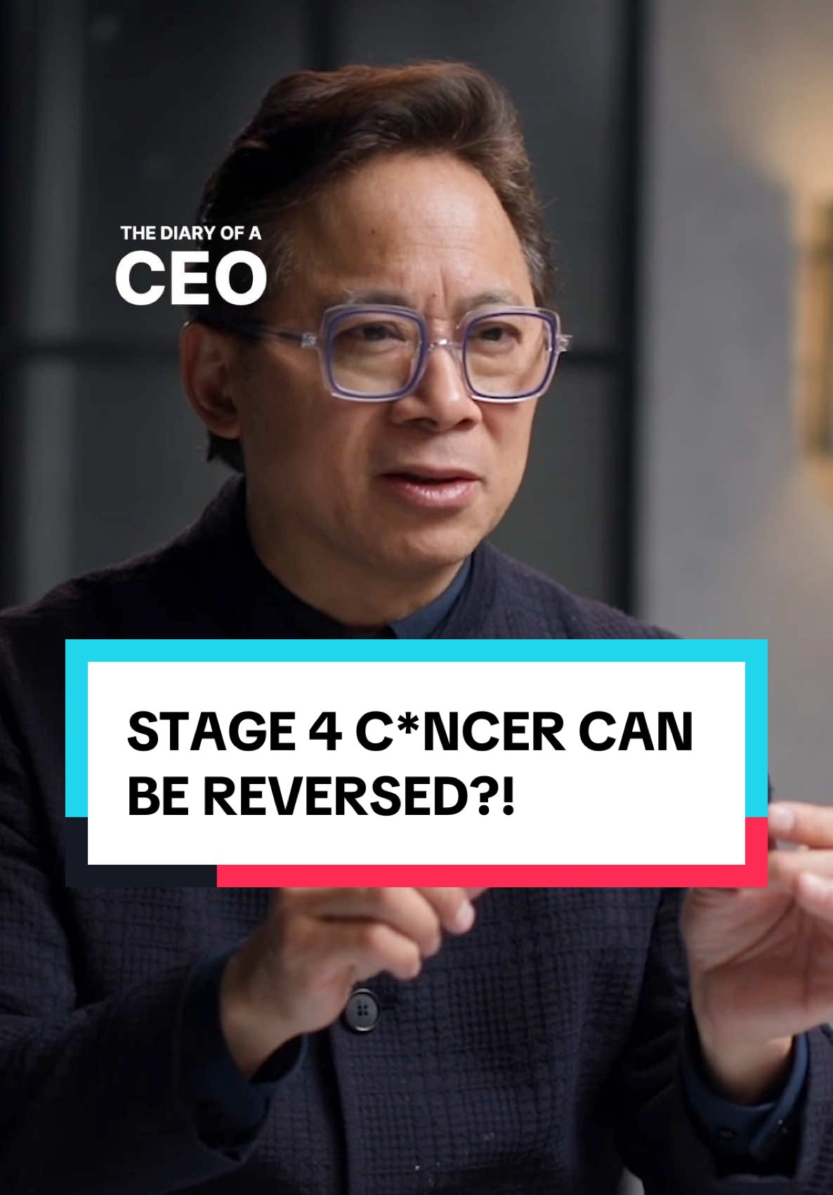 Lead medical scientists Dr William Li shares his views on how we can reverse stage 4 c*ncer. What are your thoughts on this? 🤔 #diaryofaceo #podcast #clips #podcastclips #viral #development #selfdevelopment #mindset #health #cancer #body 