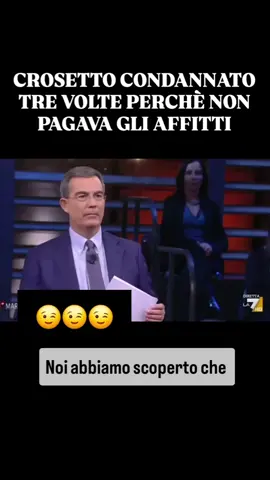 Il #Ministro #Crosetto non pagava gli affitti... #la7 #floris #neiperte #diffondi #lapeggiore_destra_disempre #neiper #foryouu #fratelliesorelleditalia #facciamorumore 