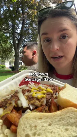 never thought I’d be eating something called a garbage plate but here we are #garbageplate #food #Foodie #foodreview #garbageplates #rochesterny 